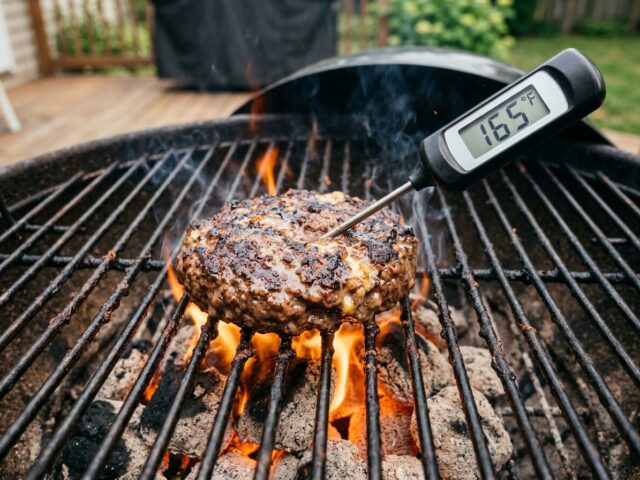 Burger Temp on Grill