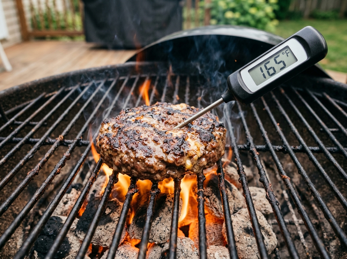 Burger Temp on Grill
