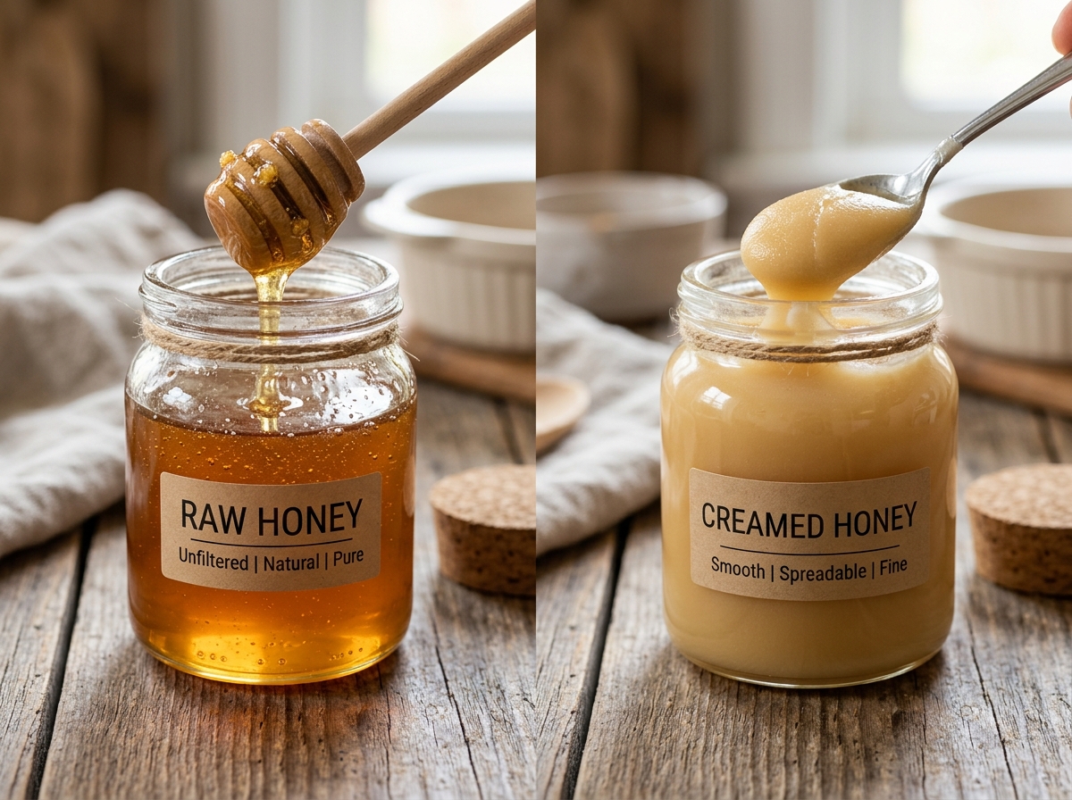 Creamed Honey vs Raw Honey: What's the Difference