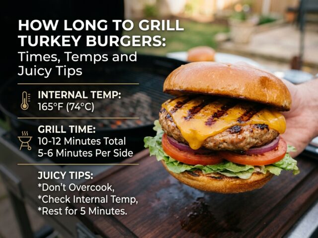 How Long to Grill Turkey Burgers: Times, Temps and Juicy Tips