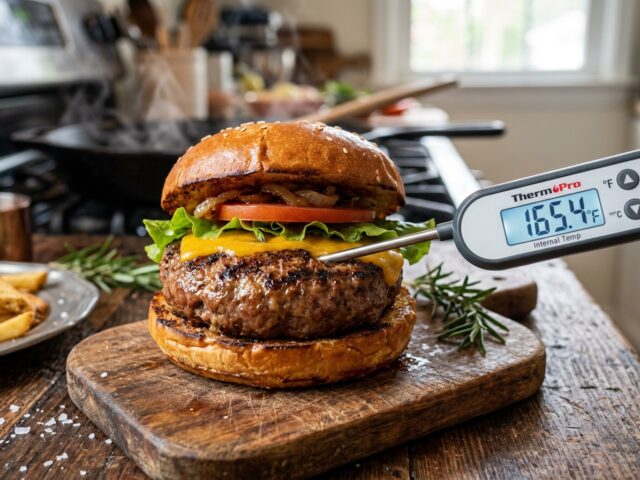 Meatless Burgers: Temperature Matters