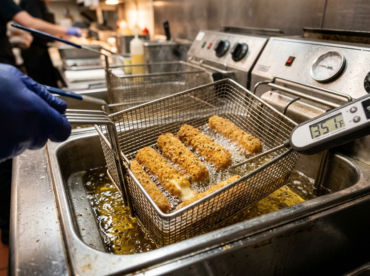 Mozzarella Sticks: Deep Frying Accuracy