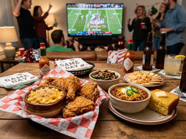 Southern Comfort Foods for Your Football Watch Party Menu