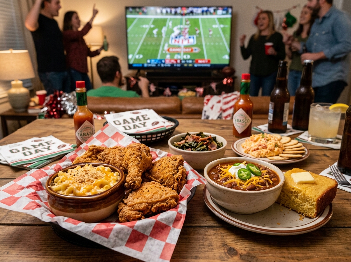 Southern Comfort Foods for Your Football Watch Party Menu