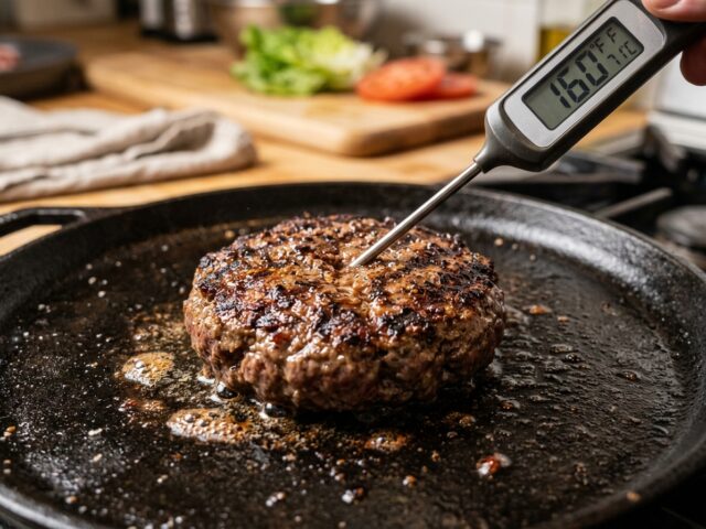 What Temperature to Cook Hamburgers