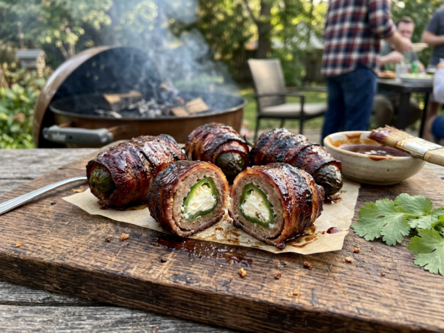 Armadillo Eggs BBQ Stuffed Jalapenos
