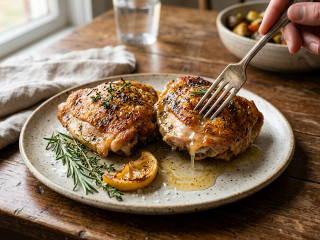 How to Tell When Chicken Thighs