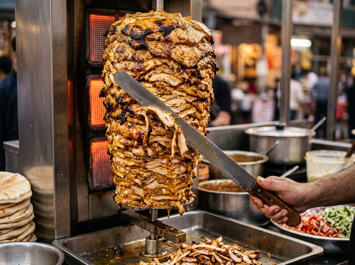 Spit Chicken Shawarma