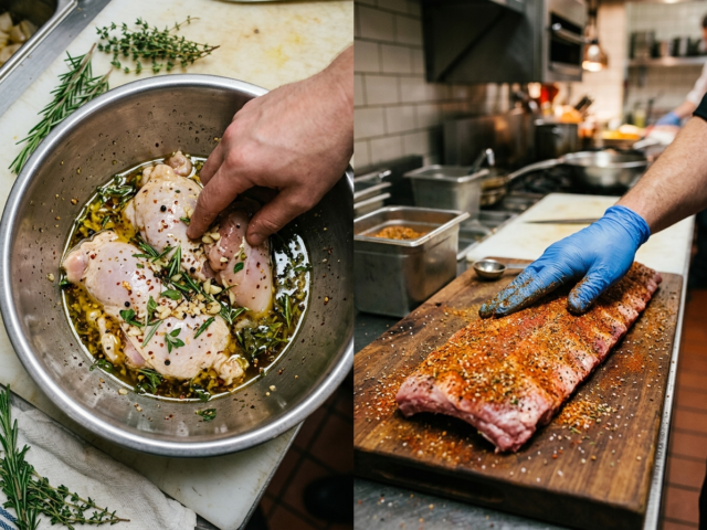 Marinade vs Rub