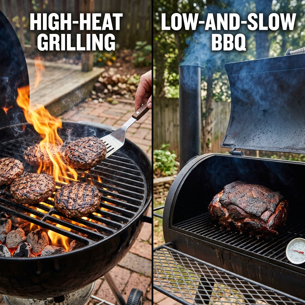 Grilling vs BBQ