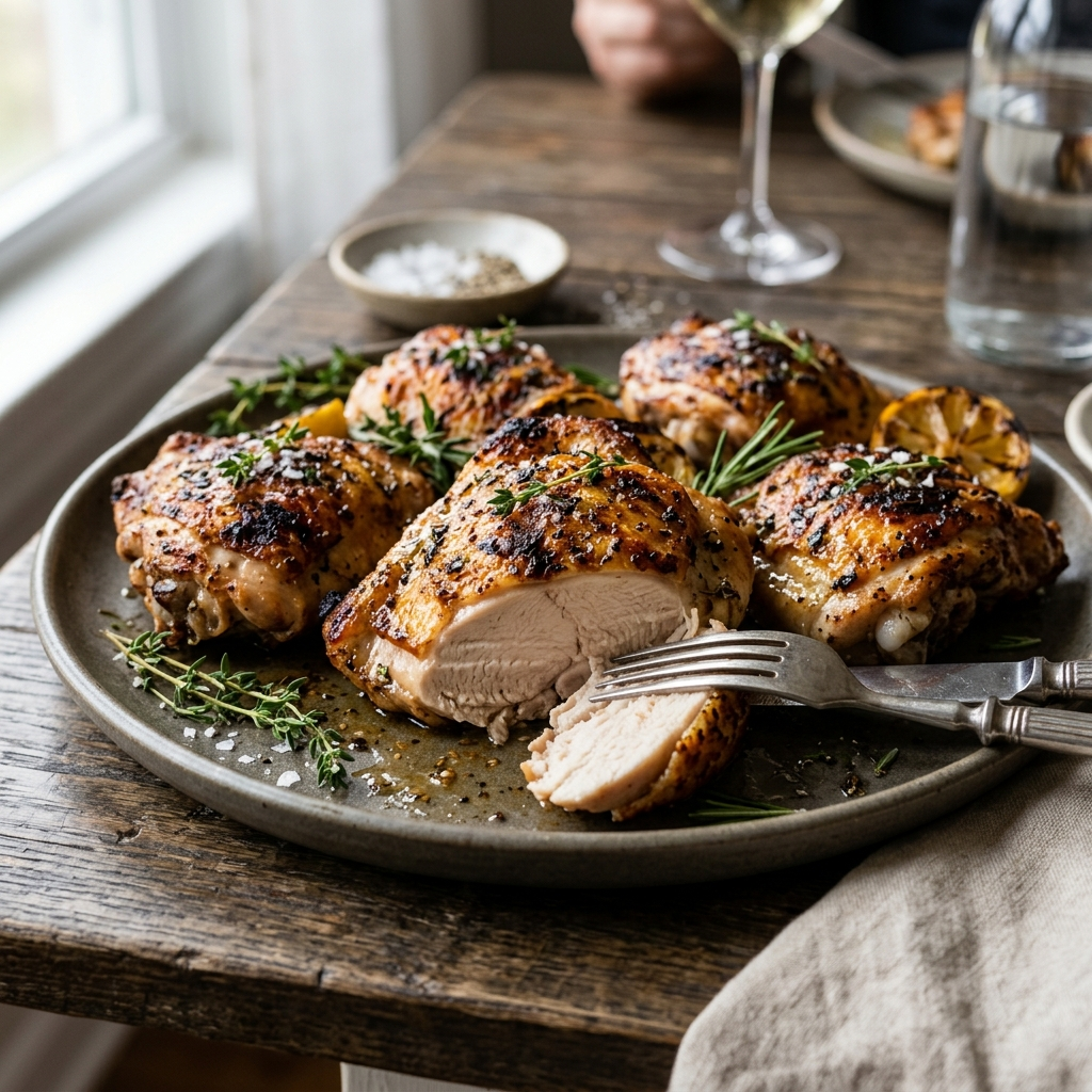 How to Tell When Chicken Thighs