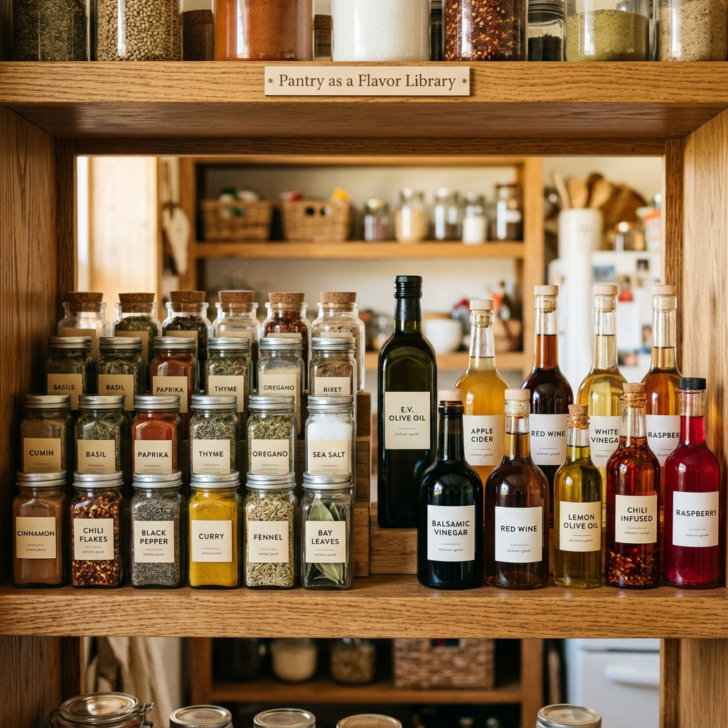 The Pantry as a Flavor Library
